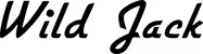 Produktbeispiel Schriftzug - Wild Jack