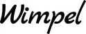 Produktbeispiel Schriftzug - Wimpel