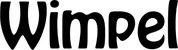 Produktbeispiel Schriftzug - Wimpel