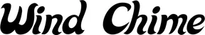 Produktbeispiel Schriftzug - Wind Chime