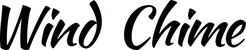 Produktbeispiel Schriftzug - Wind Chime
