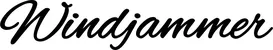 Produktbeispiel Schriftzug - Windjammer