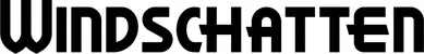 Produktbeispiel Schriftzug - Windschatten