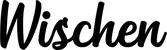 Produktbeispiel Schriftzug - Wischen