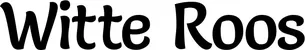 Produktbeispiel Schriftzug - Witte Roos