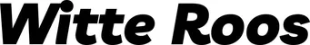Produktbeispiel Schriftzug - Witte Roos