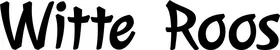 Produktbeispiel Schriftzug - Witte Roos
