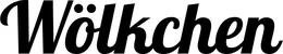 Produktbeispiel Schriftzug - Wölkchen