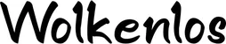 Produktbeispiel Schriftzug - Wolkenlos