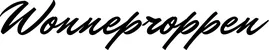 Produktbeispiel Schriftzug - Wonneproppen