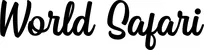 Produktbeispiel Schriftzug - World Safari