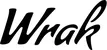 Produktbeispiel Schriftzug - Wrak
