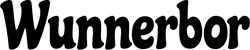 Produktbeispiel Schriftzug - Wunnerbor