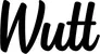 Produktbeispiel Schriftzug - Wutt