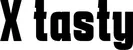 Produktbeispiel Schriftzug - X tasty