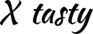 Produktbeispiel Schriftzug - X tasty