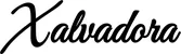 Produktbeispiel Schriftzug - Xalvadora