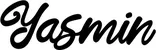 Produktbeispiel Schriftzug - Yasmin