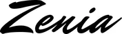 Produktbeispiel Schriftzug - Zenia