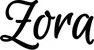 Produktbeispiel Schriftzug - Zora