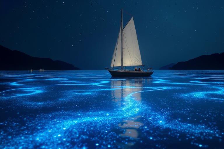 Bootsname Mystic Blue
