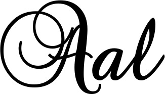 Vorschau des Bootsnamens "Aal" als Schriftzug für "Bootsbeschriftung Klassisch 02-A"