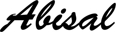 Vorschau des Bootsnamens "Abisal" als Schriftzug für "Bootsbeschriftung Klassisch 03"