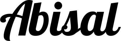 Vorschau des Bootsnamens "Abisal" als Schriftzug für "Bootsbeschriftung Neu 60"