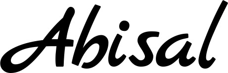 Vorschau des Bootsnamens "Abisal" als Schriftzug für "Style Klassisch 45"