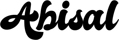 Vorschau des Bootsnamens "Abisal" als Schriftzug für "Bootsbeschriftung Klassisch 41"