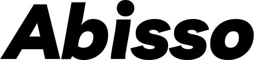 Vorschau des Bootsnamens "Abisso" als Schriftzug für "Bootsbeschriftung Kursiv 06"