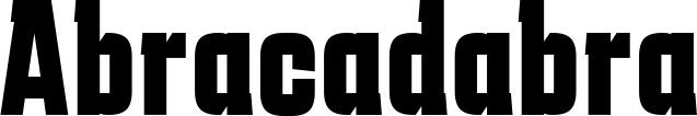 Vorschau des Bootsnamens "Abracadabra" als Schriftzug für "Bootsbeschriftung Fett 41"