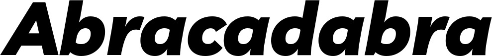 Vorschau des Bootsnamens "Abracadabra" als Schriftzug für "Bootsbeschriftung Kursiv 06"