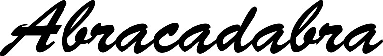 Bootsname 'Abracadabra' angezeigt als 'Bootsbeschriftung Klassisch 03'