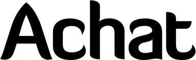 Vorschau des Bootsnamens "Achat" als Schriftzug für "Bootsbeschriftung Normal 06"