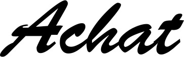 Bootsname 'Achat' angezeigt als 'Bootsbeschriftung Klassisch 03'