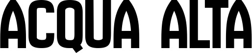 Vorschau des Bootsnamens "Acqua Alta" als Schriftzug für "Bootsbeschriftung Neu 58"