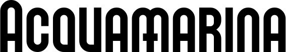 Vorschau des Bootsnamens "Acquamarina" als Schriftzug für "Bootsbeschriftung Neu 43"