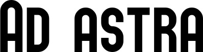 Vorschau des Bootsnamens "Ad astra" als Schriftzug für "Bootsbeschriftung Neu 43"