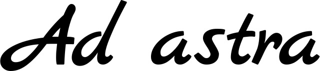 Bootsname 'Ad astra' angezeigt als 'Bootsbeschriftung Klassisch 45'