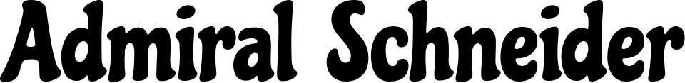 Vorschau des Bootsnamens "Admiral Schneider" als Schriftzug für "Bootsbeschriftung Klassisch 53"