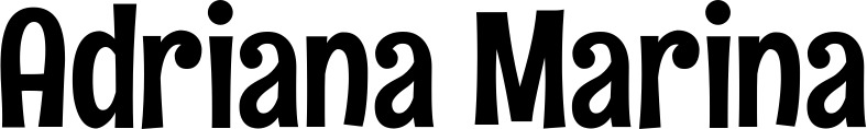 Vorschau des Bootsnamens "Adriana Marina" als Schriftzug für "Bootsbeschriftung Neu 68"
