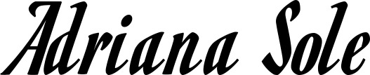 Vorschau des Bootsnamens "Adriana Sole" als Schriftzug für "Bootsbeschriftung Klassisch 93"