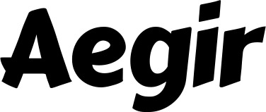 Vorschau des Bootsnamens "Aegir" als Schriftzug für "Bootsbeschriftung Neu 38"