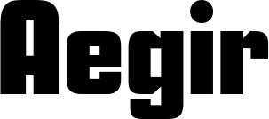 Vorschau des Bootsnamens "Aegir" als Schriftzug für "Bootsbeschriftung Neu 11"