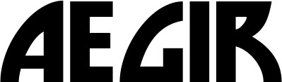 Vorschau des Bootsnamens "Aegir" als Schriftzug für "Bootsbeschriftung Neu 23"