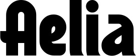 Vorschau des Bootsnamens "Aelia" als Schriftzug für "Bootsbeschriftung Neu 32"