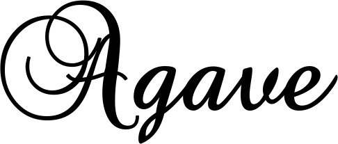 Vorschau des Bootsnamens "Agave" als Schriftzug für "Bootsbeschriftung Klassisch 02-A"