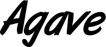 Vorschau des Bootsnamens "Agave" als Schriftzug für "Bootsbeschriftung Klassisch 38"
