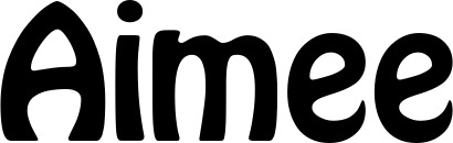 Vorschau des Bootsnamens "Aimee" als Schriftzug für "Style Fett 01"